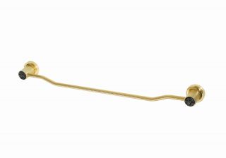 Полотенцедержатель Boheme Royal Cristal 10922-G-B золото/чёрный